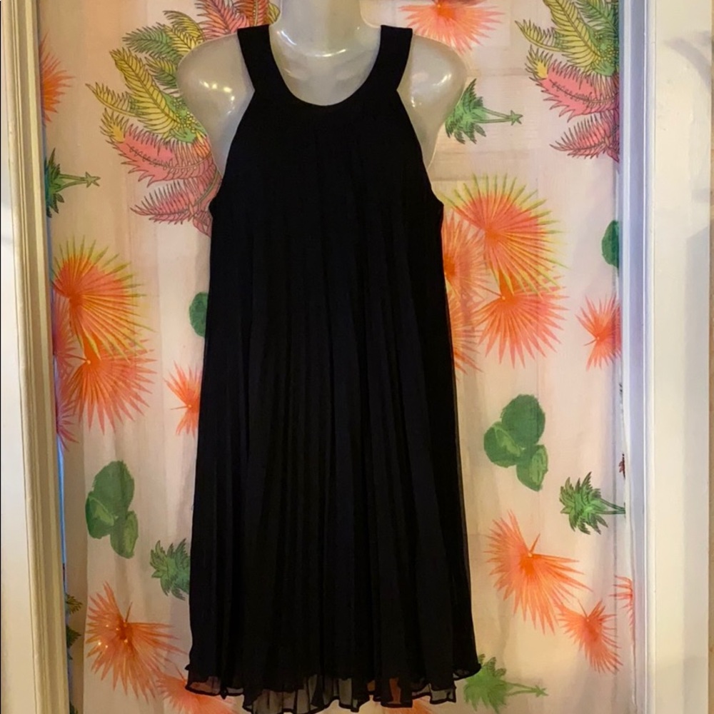 WHBM Black mid-length cocktail dress